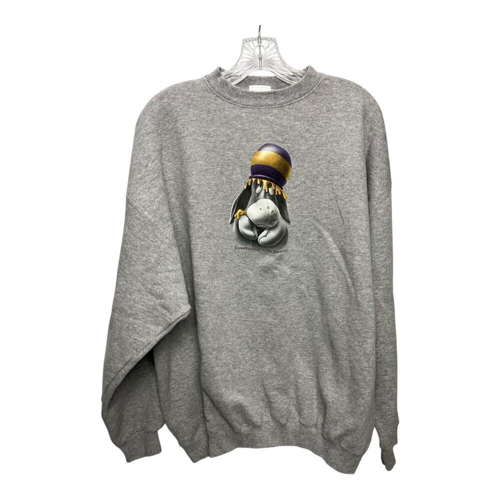 Vintage 90’s Crewneck The Disney Store Eeyore Sweatshirt XL Winnie The Pooh USA